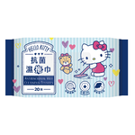 Antibacterial wet cleaning tissues, , large