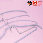 [German MAWA] German original imported fashion traceless anti-slip hanger 42cm (morning dew powder/40 pieces) , , large