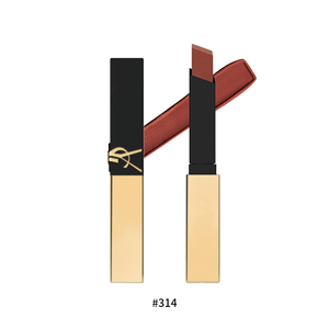 【YSL 聖羅蘭】 奢華緞面浮雕唇膏 #314
