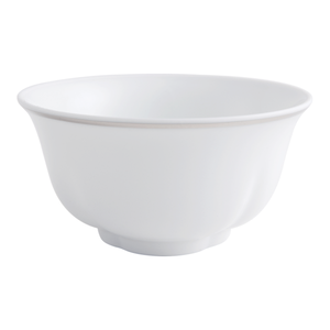 LEGLE - Auspicious Rice Bowl - Silver Rim 12cm