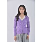 (S) dkny jeans水鑽紫色外套二手衣, , large