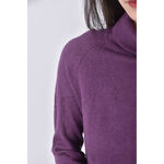 (S) 微高領紫色長袖上衣二手衣, , large