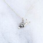 【Angel & Me】Snail s925 sterling silver necklace Valentine Day Birthday gift, , large