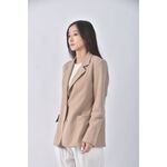 (S) 【安于晴Charlene私服】cloth質感西裝杏色外套二手衣, , large