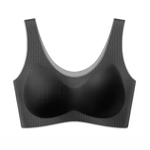 [凱得國際]KISSDIAMOND涼感抗菌桑蠶絲無痕內衣KDW-M8516 XL/黑色, , large