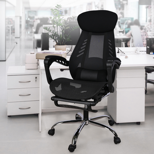 【AOTTO】透氣護腰可擱腳電腦椅(KOC-04)