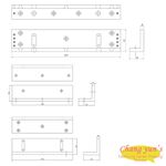昌運監視器 PONGEE Pegasus PG-BLZ110A 磁力鎖 L & Z 固定型支架, , large