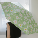 【rento】 防曬黑膠安全自動傘-百合, , large