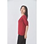 (S) nafnaf圓領紅色短袖上衣二手衣, , large