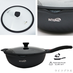 英國製INTIGNIS大理石鑄造深型不沾炒鍋-34cm-1支, , large
