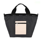Lesportsac Small Reversible Pocket Tote 小型雙面托特包 送禮-晨曦桃, , large