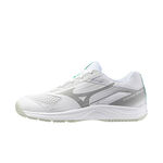 Mizuno Cyclone Speed 5 男 排球鞋 穩定 包覆 回彈 美津濃 白 灰 [V1GA258021], , large