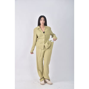 (4XL（含）以上) gbr西裝條紋綠色套裝二手衣
