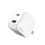 【amuok】20W mini GaN氮化鎵電源供應器-白色(充電器 快充頭 充電頭 旅充頭), , large