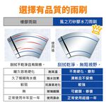 【風之刃】專用款16+26矽膠水刀雨刷-Toyota Corolla Cross 2020, , large