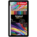 STABILO 德國 思筆樂 Original 藝術樂細緻色鉛筆 鐵盒 12色組/盒 ST8773-6, , large