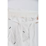 (2XL) girls落肩寬鬆白色襯衫上衣二手衣, , large