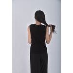 (S) jessica亮片黑色上衣二手衣, , large