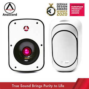 Anaccord雅那歌音響 DC-01-B6 6inch RUBY  IPX66 waterproof desktop wall mount speakers 1pair