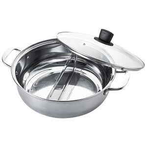 PERFECT 理想牌 極緻316不鏽鋼鴛鴦鍋雙耳湯鍋火鍋厚1.0mm 32cm雙耳-Leidea樂德兒,  PERFECT 理想牌 極緻316不鏽鋼鴛鴦鍋雙耳湯鍋火鍋厚1.0mm 32cm雙耳-Leidea樂德兒