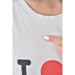 (S) 運動棉質純棉白色短袖上衣二手衣, , large