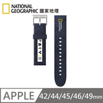 National Geographic Smart Apple Watch Strap Silicone Strap Applicable to Apple Watch 42/44/45/46/49mm - Navy Blue , , large