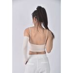 (S) 【安于晴Charlene私服】質感吊帶杏色上衣二手衣, , large