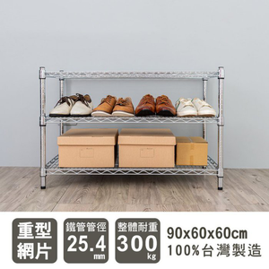 【Y HOUSE】90x60x60 cm heavy-duty three-layer iron rack heavy-duty rack heavy-duty iron rack