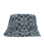 COACH CC Logo Chambray 織布漁夫帽 XS-S/藍色, , large