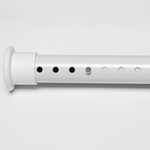 【YV9982】410-460cm管粗3.2cm免打孔伸縮桿 羅馬簡易支撐桿 軌道桿 窗簾桿 曬衣桿 浴簾桿, 白花紋管徑3.2, large