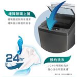 HERAN 12.5kg Fully Automatic Upright Washing Machine HWM-1231, , large