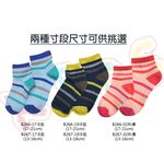 【BVD】舒適橫紋1/2童襪<深藍,17-21cm>B266 短襪 襪子, , large