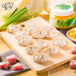 Golden Kimchi and Pork Dumpling/Cabbage and Pork with Ginger Dumpling , , large