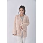 (M) 【安于晴Charlene私服】1984質感金扣粉色外套二手衣, , large