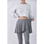 (M) kodz高腰質感韻律綠色長褲二手衣, , large