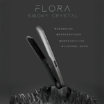 專業沙龍品牌 FLORA 芙蘿拉 煙晶灰鈦離子夾-中版, , large