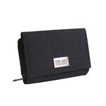 【YUNJOIN】WOVEN 日系織面蓋頭拉鍊短夾 中夾 零錢包 後側設計 質感 錢包 學生錢包 開學, , large