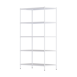 【Y HOUSE】120x60x210cm 5-layer hole-free iron plate storage rack rack iron rack - paint white