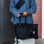 【YUNJOIN】可收納 輕量摺疊旅行拉桿袋-藍色 收納包 拉桿袋 行李袋 耐用 防潑水 旅行袋 登機包 託運行李 旅行包, , large