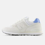 Kixpress-New Balance 女 休閒鞋 運動 經典 復古 B楦 NB 574 緩震 麂皮 海鹽 藍 [WL5742BC], , large