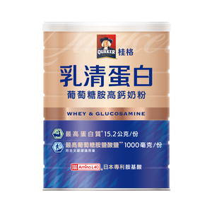 桂格乳清蛋白葡萄糖胺高鈣奶粉700g