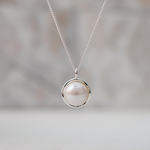 Pure Sterling Silver Necklace (Freshwater Pearl), , large