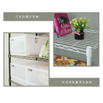 【Y HOUSE】90x45x180cm Lightweight Five-layer Iron Rack Iron Rack Shelf - Painted Black, , large
