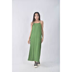 (F) kastane無袖綠色洋裝二手衣, , large