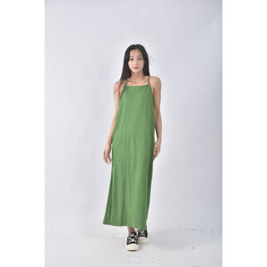 (F) kastane無袖綠色洋裝二手衣