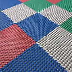 PMU PE PLASTIC MAT, 灰色, large