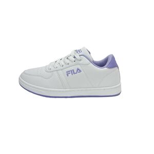 FILA女復古網球鞋-白紫6.5