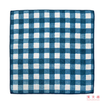 [瑪莎利亞]　日本製【濱文漾】純棉手帕/方巾－都會格紋（3入組）, , large