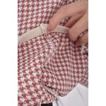(S) 【依庭私服】xhj質感千鳥格紋紅色外套二手衣, , large
