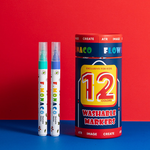 英國Flowermonaco可水洗軟頭彩色筆24色, , large